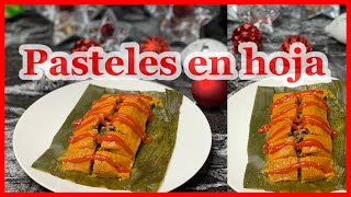 Pasteles En HojaReceta Dominicana [upl. by Reagen493]