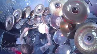 Inferno BEHEMOTH quotBen Saharquot  Czarcie Kopyto drum cam 02112016 Wroclaw Poland [upl. by Hardie]