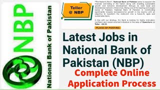 NBP Teller Officer OGIII Jobs Announced  National Bank Of Pakistan OGIII Jobs 2024 Apply Online [upl. by Lauro]