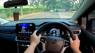 Driving POV MITSUBISHI NEW XPANDER CROSS PREMIUM 15 CVT 2022  Features City amp Highway Test Drive [upl. by Aramahs100]