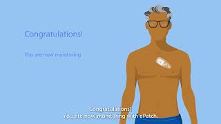 Philips Extended Holter – ePatch patient education video [upl. by Atrim]