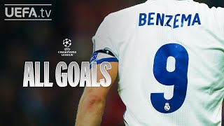 KARIM BENZEMA ALL UCL GOALS [upl. by Ragnar476]