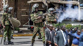 DRAMA AS RAILA IS BLOCKED AND CHASED AWAY BY POLICE FROM ENTERING ATHI RIVER MAVOKO DEMOLITION SITE [upl. by Ynnatirb171]