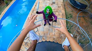 FUGI DO CORINGA ASSUSTADOR POV [upl. by Auqenehs815]