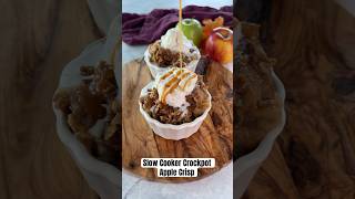 Slow Cooker Crockpot Apple Crisp [upl. by Hedy]