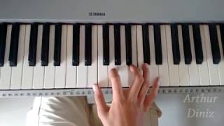 Como tocar Teclado Lindinho 2009 Tutorial [upl. by Matthaus]