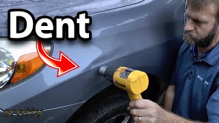 How to Remove Car Dent Without Having to Repaint  DIY [upl. by Mihe483]