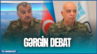 TƏCİLİ Ordumuz 4 kəndə GİRƏCƏK – general Yaşar Aydəmirovla polkovnik Üzeyir Cəfərovun CANLI DEBATI [upl. by Kimberly230]