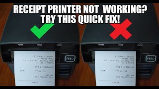 Receipt Printer not working Try this fix [upl. by Gillette]