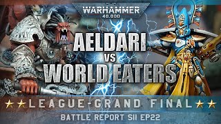 World Eaters vs Eldar Warhammer 40K Battle Report 9th Edition 2000pts S11EP22 THE RING OF FIRE [upl. by Leon649]