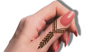 stylish Finger mehndi design simple  easy finger design  mehandi design  mehndi design 2024 [upl. by Eirena703]