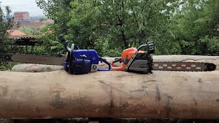 Husqvarna 592xp amp FarmerTec G888 working test [upl. by Nilac]