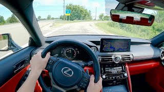 2022 Lexus IS350 FSport  POV Test Drive Binaural Audio [upl. by Trebleda643]