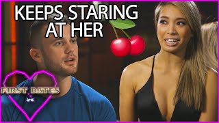 Simon CAN’T Stop Staring at Date’s Boobs  First Dates New Zealand [upl. by Anilrahc]