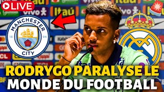 🚨URGENT RODRYGO A QUITTÉ MADRID SOUS LE CHOC PERSONNE NE LATTENDAIT NOUVELLES DU REAL MADRID [upl. by Lunn]