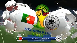 Portugal gegen Deutschland  WM 2014 in Brasilien VIERTELFINALE  Let´s Play Fifa 14  POR 06 [upl. by Lomaj]