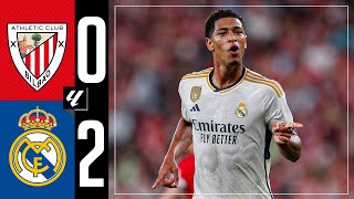 Athletic Club 02 Real Madrid  HIGHLIGHTS  LaLiga 202324 [upl. by Katya]