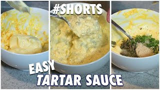 How to Make Tartar Sauce with Perfect Consistency Shorts [upl. by Aynahs]