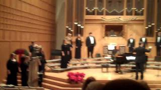 Personent Hodie  Wichita State University Christmas Candlelight Concert 12511 [upl. by Shishko324]