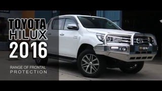 Toyota Hilux 2016 Bullbar from East Coast Bullbars [upl. by Rosenstein]