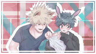 WOLF BAKUGOU x BUNNY DEKU  BakuDeku Oneshot  Omegaverse  MHA Story  REUPLOAD [upl. by Hibbert452]