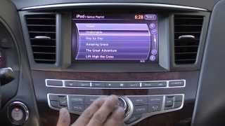 2014 Infiniti Infotainment and Navigation System Review [upl. by Orimar729]