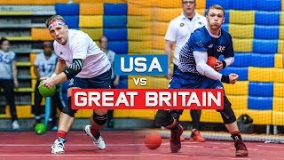 USA vs Great Britain Match Highlights  2019 Dodgeball World Championships  Day 2 [upl. by Theobald]