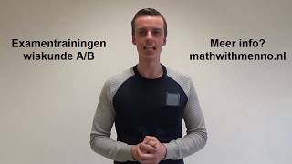 Examentraining wiskunde AB voor HAVOVWO door Menno [upl. by Komsa]