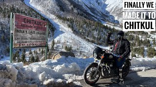 EP5 FINALLY REACHED CHITKUL  ROADS FULL OF BLACK ICE AND SNOW DevanshGupta0705 [upl. by Stutsman]