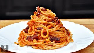 30Minute Pasta Dinner Spaghetti allAmatriciana Recipe [upl. by Pinchas]