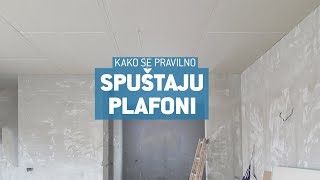 Spušteni plafoni Kako se pravilno postavljaju [upl. by Morette]