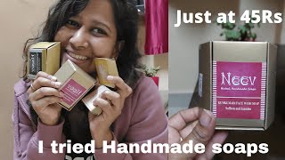 I Tried Handmade Herbal Soaps  Neev Soaps  Honest Review [upl. by Odo]