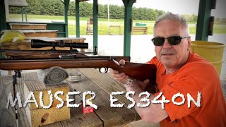 Mauser ES340N 22lr training rifle 1930’s production at the range [upl. by Leigha]