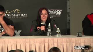 The Ultimate Fighter 17 Finale Postfight Press Conference Highlight [upl. by Acireh261]