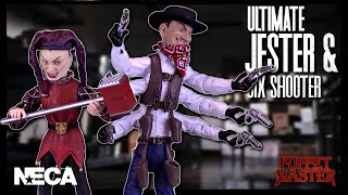 Neca Toys Puppet Master Ultimate SixShooter amp Jester TwoPack  TheReviewSpot [upl. by Aifas]