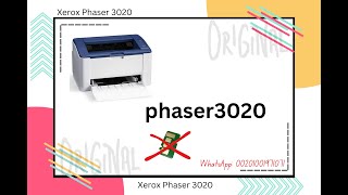 Toner Reset Phaser 3020 All Version الغاء شباية الحبر للزيروكس 3020 [upl. by Anthiathia]