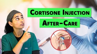 What to do AFTER your Cortisone Injection  Dos and Donts [upl. by Irodim]