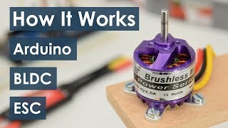 How Brushless Motor and ESC Work and How To Control them using Arduino [upl. by Orlando790]