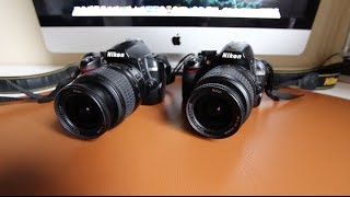 Nikon D3000 vs Nikon D3100  Comparativa [upl. by Natanoj]