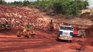 Bauxite mining in Jamaica [upl. by Olnee499]