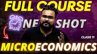 FULL MICRO ECONOMICS class 11 ONE SHOT revision  MAHA MARATHON 🔥 GAURAV JAIN [upl. by Yrrat]