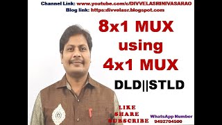 8X1 MUX using 4X1 MUX  8x1 multiplexer using 4x1 multiplexer  8 to 1 MUX using 4 to 1 MUX  DLD [upl. by Budd543]