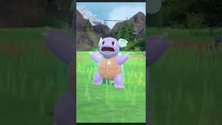 Pokemon Scarlet  Shiny Squirtle Evolution 182 shorts [upl. by Adnulahs]