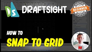 Draftsight How To Snap To Grid [upl. by Ahtnama947]