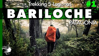 BARILOCHE Trekking 1 🏔 PATAGONIA Argentina  Sendero Uniendo las 5 Lagunas [upl. by Calla]