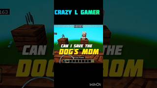 Which One You Choose Dogs mom vs Diamonds shorts minecraft minecraftshorts viralshorts [upl. by Fiel91]