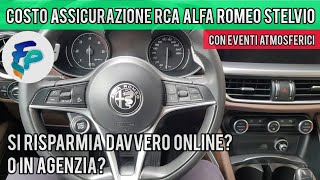 Costo assicurazione Alfa Romeo Stelvio nel 2024 Si risparmia davvero online o in agenzia [upl. by Avilla]