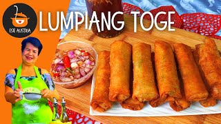 LUMPIANG TOGUE  LUMPYANG GULAY  PRITONG LUMPIA [upl. by Barcroft]