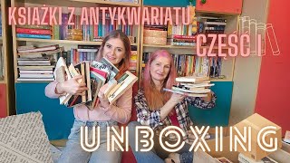 Unboxing książek z Antykwariatu CZĘŚĆ 1️⃣ 4 wielkie kartony 🤯 Każda znalazła coś dla siebie 😍 [upl. by Merce791]