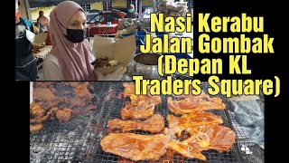 Jumpa Nasi Kerabu Kambing Bakar Kelantan di Jalan Gombak AkokChannel [upl. by Nelleyram]